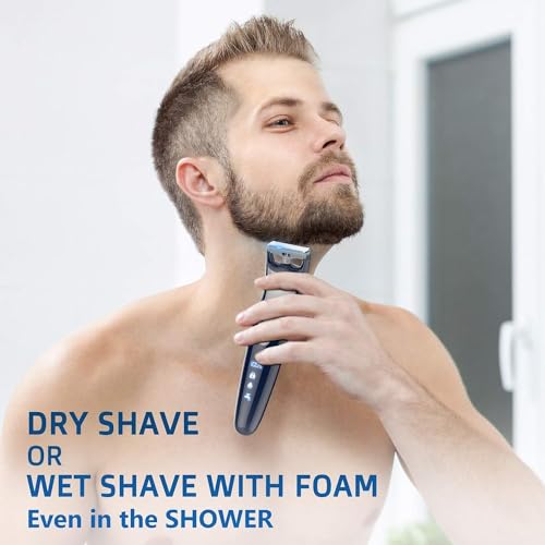 Mueller UltraOneBlade Trimmer for Men - Cordless, Waterproof, Adjustable Length