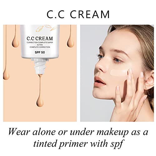 CC Cream Foundation Primer with SPF 50 - 2 Pack