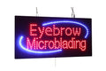 LED Eyebrow Microblading Sign 24x12 Neon Display