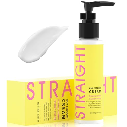 Gowwim Hair Straightener Cream - Keratin Treatment, 72H Frizz Control