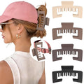 Hat-Friendly Claw Clips for Baseball Caps - 4 Pack