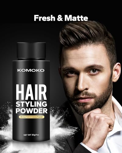 Komoko Hair Styling Powder for Men - Volumizing & Matte Finish