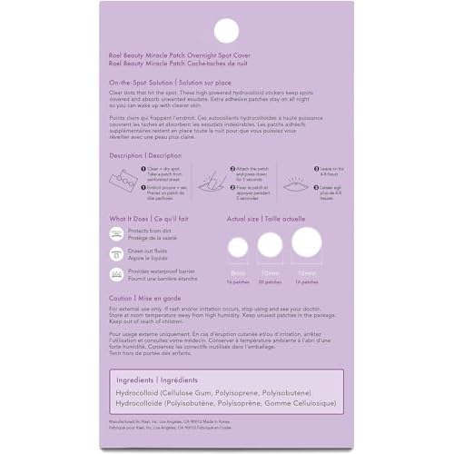 Rael Miracle Bundle - Miracle Patch Invisible Spot Cover (48 Count), Overnight Spot Cover (52 Count)