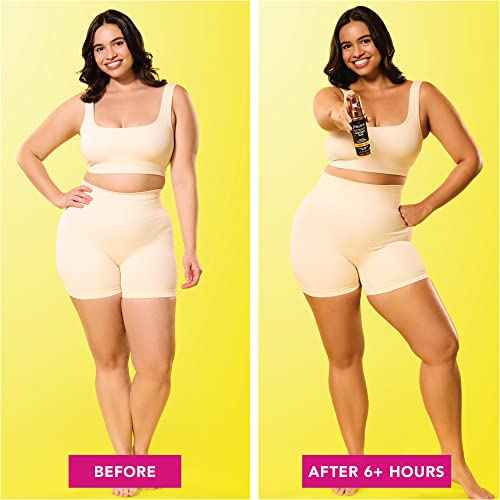 Jergens Natural Glow Instant Sun Body Mousse, Self Tanner for Ultra Deep Bronze Tan, Sunless Tanning Body Bronzer, Natural Looking Fake Tan, 6 Oz