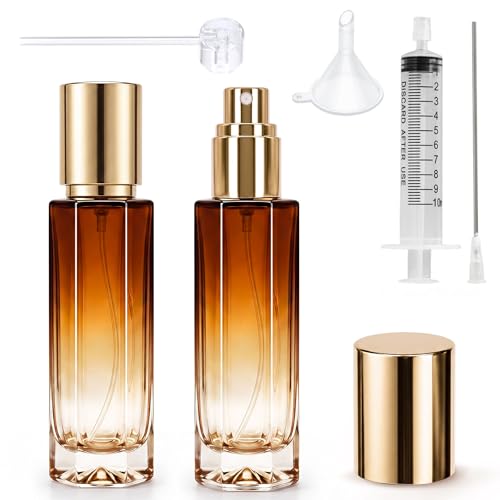 Glass Perfume Bottle 3.4oz Refillable Atomizer with Fine Mist