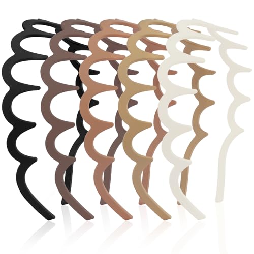 Aprince Zigzag Reversible Headbands 5pcs Non-slip Retro 90s Hair Accessories