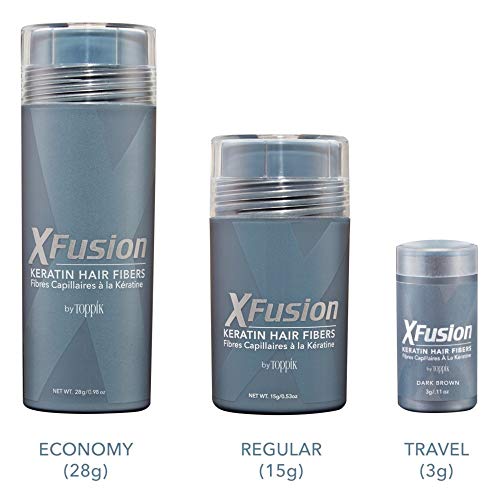 XFusion Keratin Hair Fibers - Medium Blonde (15g).