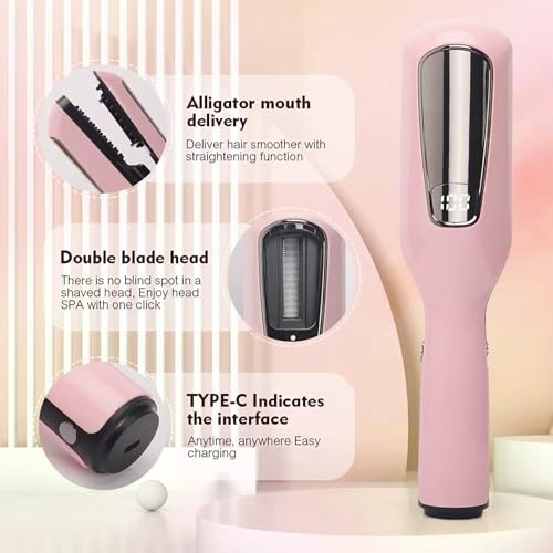 Yaxiuuy Professional Split End Trimmer for Damaged Hair with LED Display