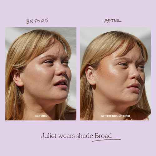 Tower 28 Sculptino Soft-Matte Cream Contour and Bronzer - Clean, Cruelty-Free Face Makeup ? Sensitive Skin Safe - Shade: Broad, Fair Light with Neutral Undertones, 0.16 FL Oz / 4.5 mL