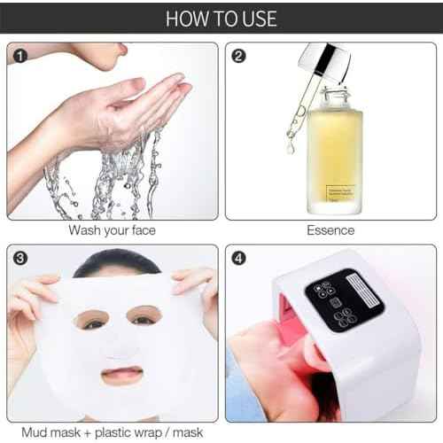 7 Color Facial Lamp, LED 7 Color Face Mask Machine, Skin Care Facial Light, Salon & SPA Beauty Equipment