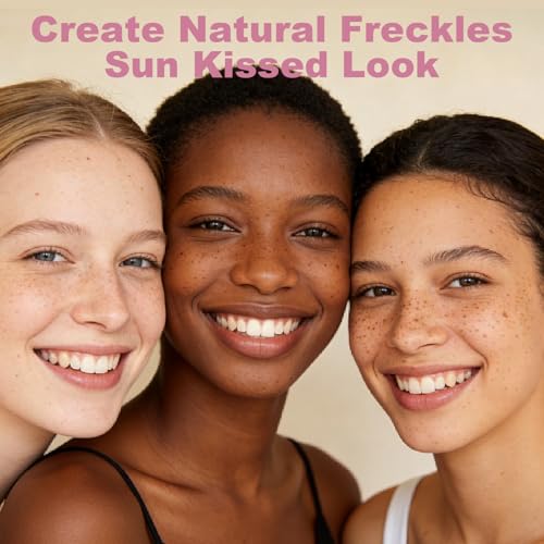 Rotating Freckle Pen & Stamp Duo - Natural Brown, Waterproof