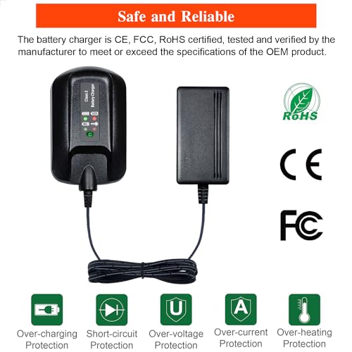WA3742 Replace Worx 20v Lithium Battery Charger WA3742 WA3732 to Charge MAX Lithium Battery WA3520 WA3525 WA3512 WA3512.1 WA3522 WA3544 WA3575 WA3578