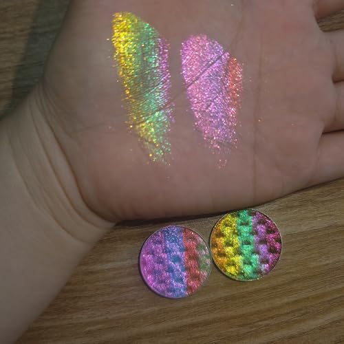 5-In-1 Iridescent Eyeshadow Palette - Multi-Chrome Vegan