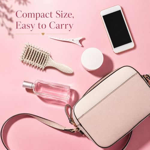 Yingbtr 2Pcs Curl Defining Vented Hair Brush for Curly & Wavy Hair, Detangling & Styling Tool