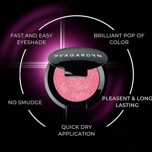 EVAGARDEN Celestial Eye Shadow - Shimmering Pearls Draw Attention and Highlights Your Face - Blends Easily with Moisturizing Properties - Stays Bright with No Transfer - 247 Light of Dawn - 0.07 oz