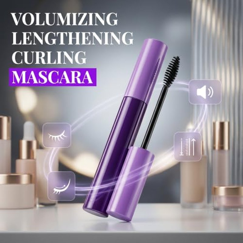 Mascara for Mature Women 60+, Volume & Length, Waterproof
