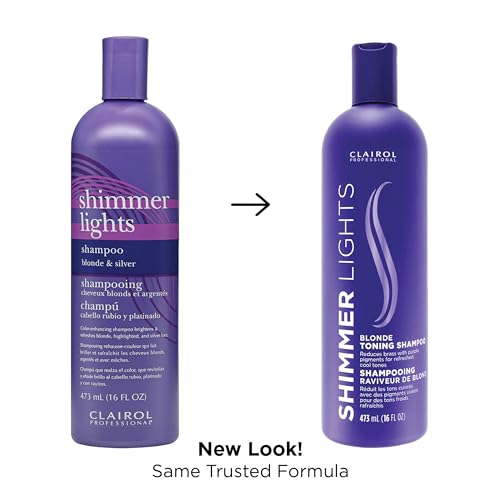 Clairol Professional Shimmer Lights Purple Shampoo 16oz
