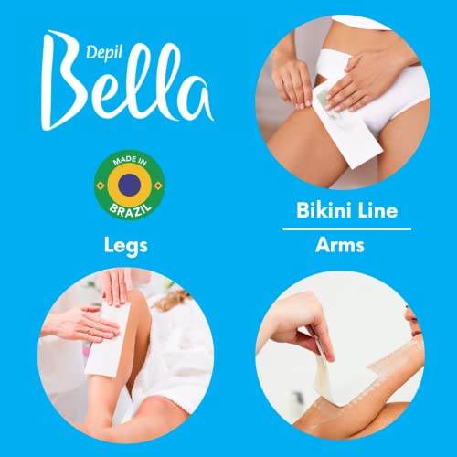 Depil Bella Roll On Wax Honey and Propolis Depilatory | Body Waxing, Hair Removal Wax-Cartridge | For Men and Women | Home Self Waxing | Sensitive Skin | Dermatologically Tested | Painless (14 PACK)