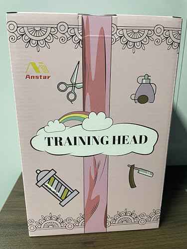 Mannequin Head Human Hair, 24”Mannequin Head with 70% Real Hair Mannequin Cosmetology Manikin Practice Doll Head for hair styling Braiding Hairdressing Head with Table Clamp + DIY Hair Styling Set