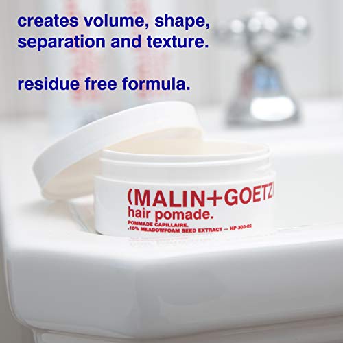 MALIN+GOETZ Hair Pomade - Firm Hold Styling for Volume & Texture