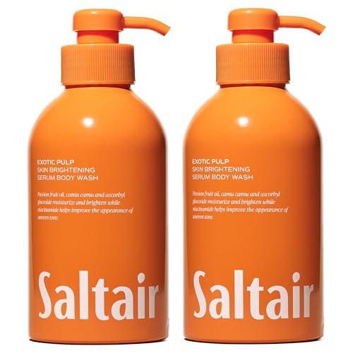 Saltair Exotic Pulp Shower & Body Oil Set ? 2-Pack Body Wash + Hydrating Body Oil