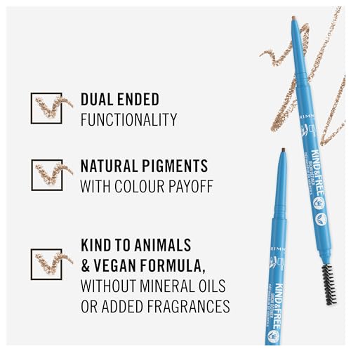 Rimmel Kind & Free Brow Definer Pencil 002 Taupe