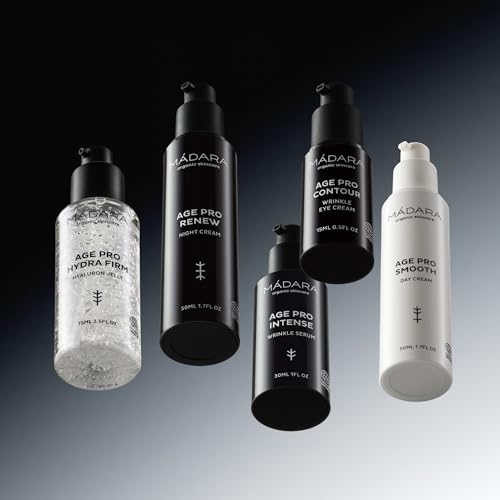 Madara AGE?PRO Intense Wrinkle Serum 30?ml ? High?Performance Anti?Wrinkle Face Serum with Multi?Weight Hyaluronic Acid, Plant Stem Cells & Peptides to Revive, Smooth and Lift Mature Skin