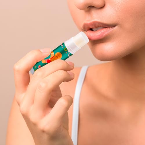 Maxcheck 48 Pcs Christmas Lip Balm Bulk Mini Candy Cane Lip Balm Moisturizing Gift Christmas Stocking Stuffers for Xmas Party Gifts Coworker Staff Employee Appreciation Gifts(Classic)
