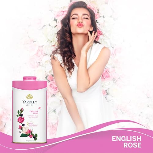 Yardley English Perfumed Talc Rose 250g