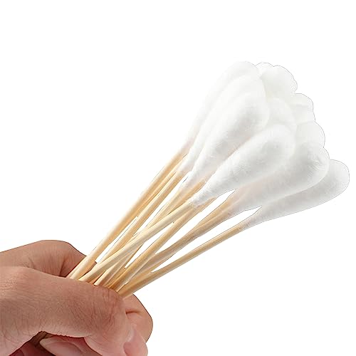 100PCS Medical Grade Long Cotton Swabs – 20cm High Absorbency