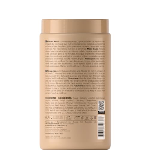 Felps Professional Deep Conditioning Hair Mask with Marula Oil for Damaged Hair - 35.3oz