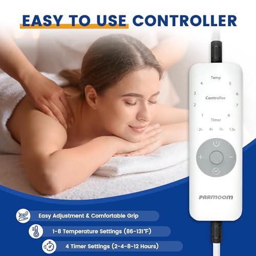 Professional Massage Table Warmer Heating Pad - Soft Fleece, 30" x 71"