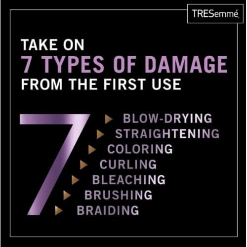 TRESemme Shampoo and Conditioner Set, Repair & Protect 7 with Biotin, Visibly Repairs 7 Types of Styling Damage and Strengthens Hair, 22 Fl Oz each