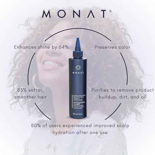 MONAT Purifying Vinegar Rinse - Nourishing Moisturizing Elixir for Shiny, Soft, Smooth and Lustrous Hair