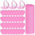 Geetery 48 Pcs Compact Mirror Bulk Gifts Heart Shaped Mini Pocket Folding Portable Travel Makeup Purse Mirror for Women Friend Bestie Mother's Day Party Favor(Light Pink)