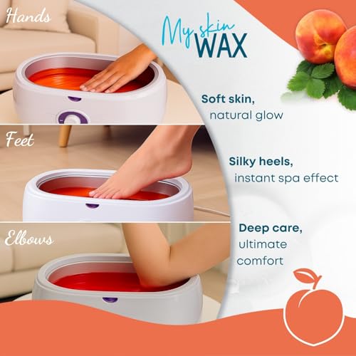 Peach Scent Paraffin Wax Refills for Hands & Feet - 6 Blocks