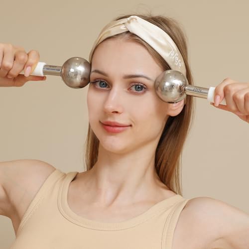 Pfefe Ice Globes for Face - Stainless Steel Cryo Roller