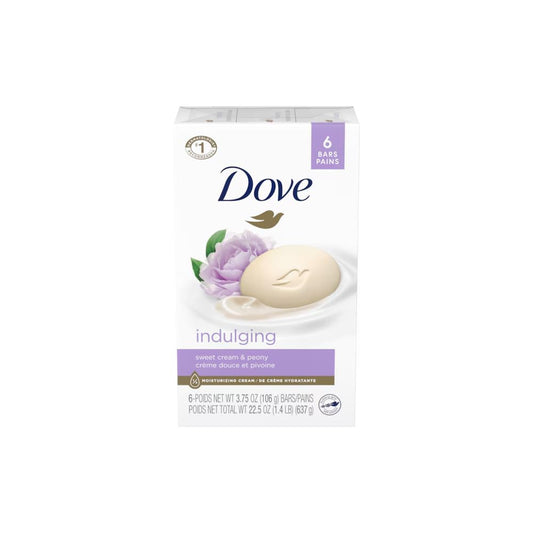 Dove Purely Pampering Beauty Bar Sweet Cream And Peony 4 Ounce, 8 Count