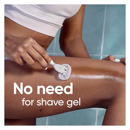 ComfortGlide Freesia Women's Razor with 2 Refills - Smooth Shaving