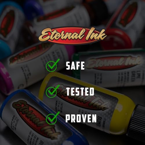 Vibrant Red Tattoo Ink - 1 oz Fade-Resistant & Vegan Formula