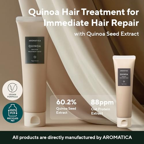 AROMATICA Quinoa Protein Hair Mask - Silicone Free 5.41oz