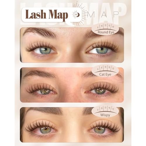 Brown Lash Clusters Kit 8-12MM Natural Cluster Eyelash Extensions Kit Wispy Cluster Lashes Dark Brown Individual Lashes C Curve Eyelash Clusters Short 144Pcs Pesta?as Postizas Marr?n