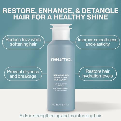 Neuma Neu Moisture Conditioner 8.5 Fl. Oz. Moisturizing Conditioner, Lavender, Mandarin & Vanilla Scent