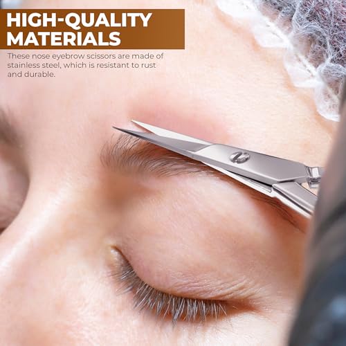 Utopia Care Eyebrow Scissors - Professional Stainless Steel Grooming Shears