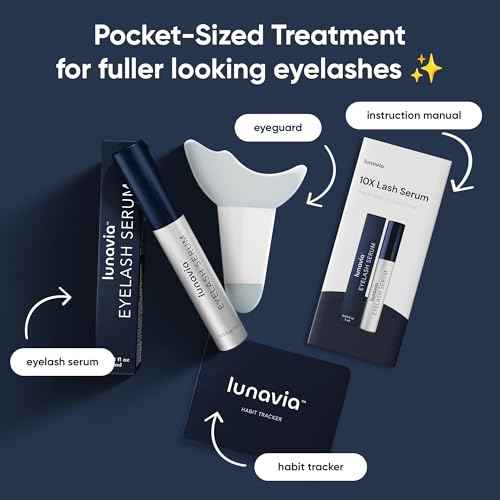 Eyelash Serum - Peptide & Botanical Lash Conditioner for Healthier, Stronger-Looking Lashes - Nourishing Lash Serum with Ginseng Extract for Daily Lash Care