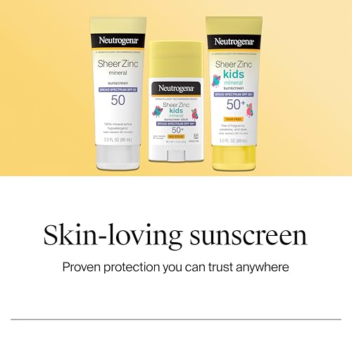 Neutrogena Sheer Zinc Oxide Kids Sunscreen Stick SPF 50+