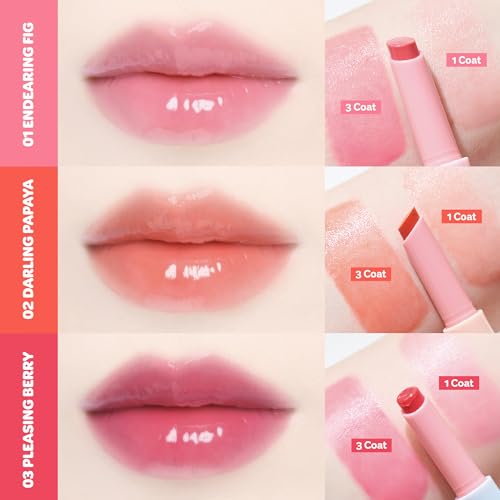 COLORGRAM Fruity Glass Stick 01 Endearing Fig Lip Tint