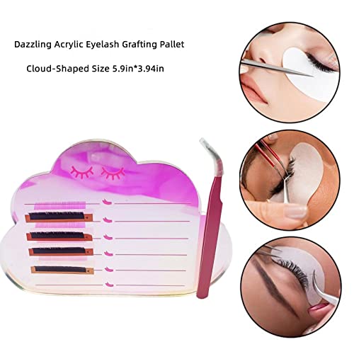 Acrylic Eyelash Extension Storage Pallet with Suction Pads