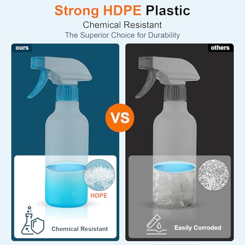 12oz Refillable Spray Bottles 2 Pack - Adjustable Mist & Stream