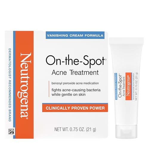 Neutrogena On-The-Spot Acne Spot Treatment, 2.5% Benzoyl Peroxide, 0.75 oz
